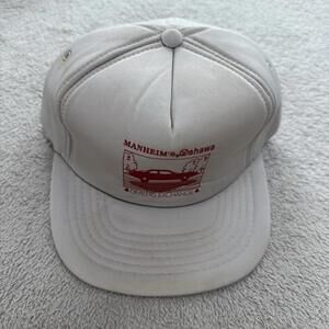 Vintage Mannheim’s Oshawa Dealers Exchange Auto Snapback Hat Adult Men’s